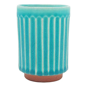 Cup - Large Tanba-Yaki Turquoise by Asemi Co.