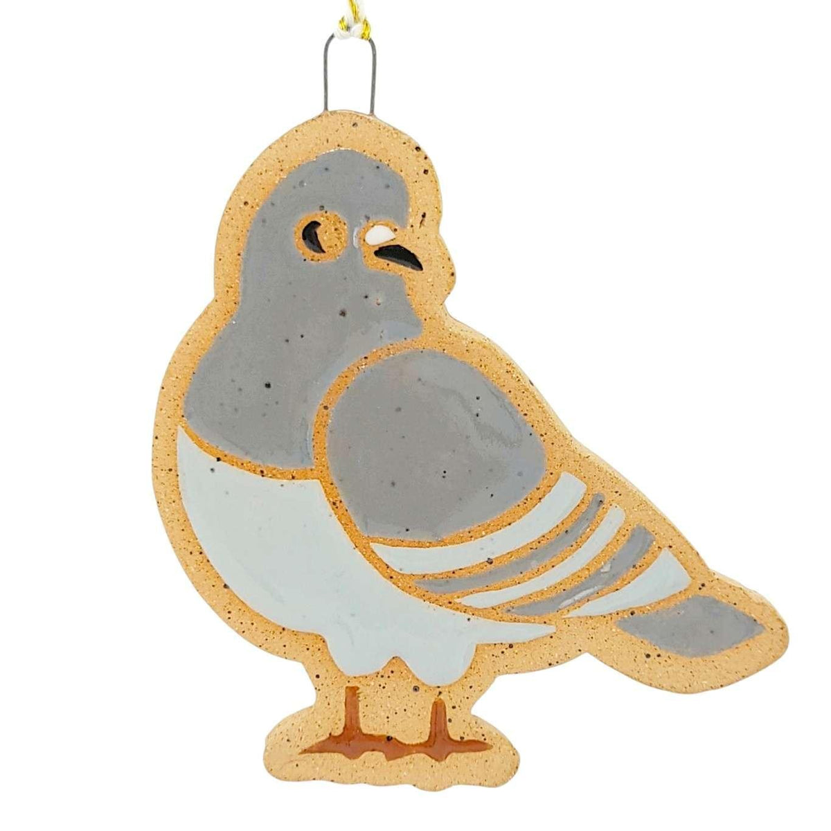 Ornament - Standing Left Pigeon by Annie’s Potteries