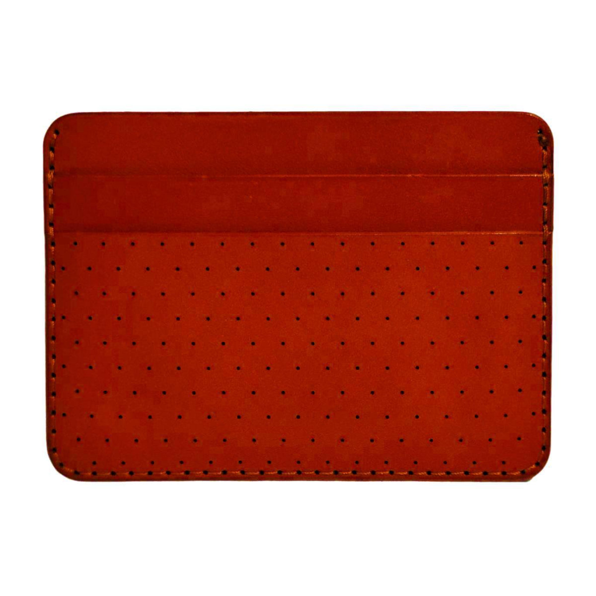 Wallet – Half-Size Perforated Leather (Assorted Colors) by Woolly Made
