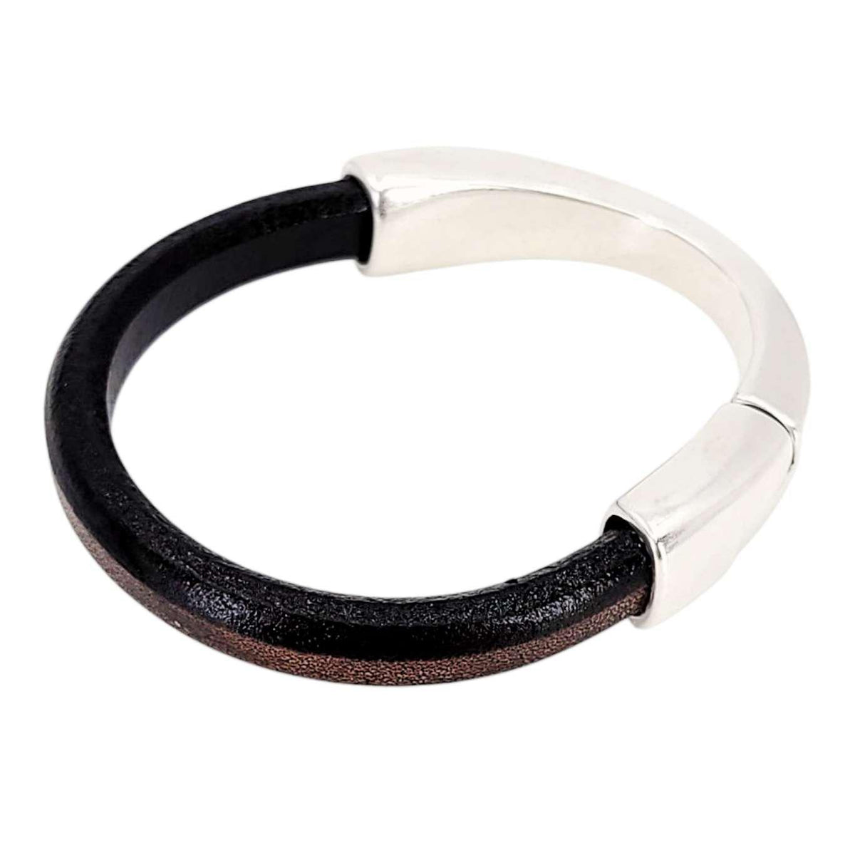 Bracelet - Kona Leather Breakaway (Assorted Metals) by Diana Kauffman Designs