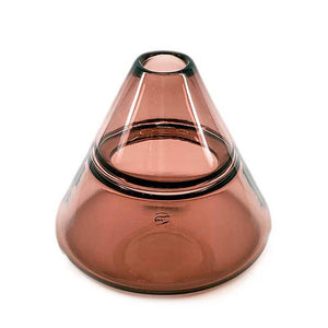 Bud Vase - Petite Cone in Aubergine Purple Glass by Dougherty Glassworks