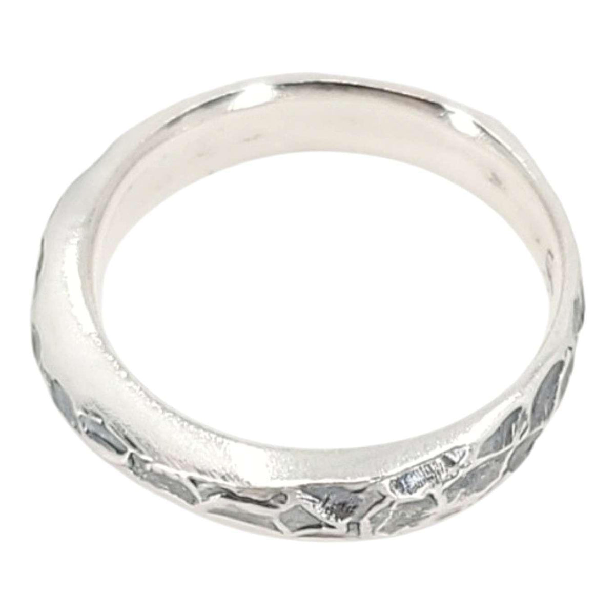Ring - Size 6 - Heavily Textured Ribbon (Sterling Silver) by Taviametal
