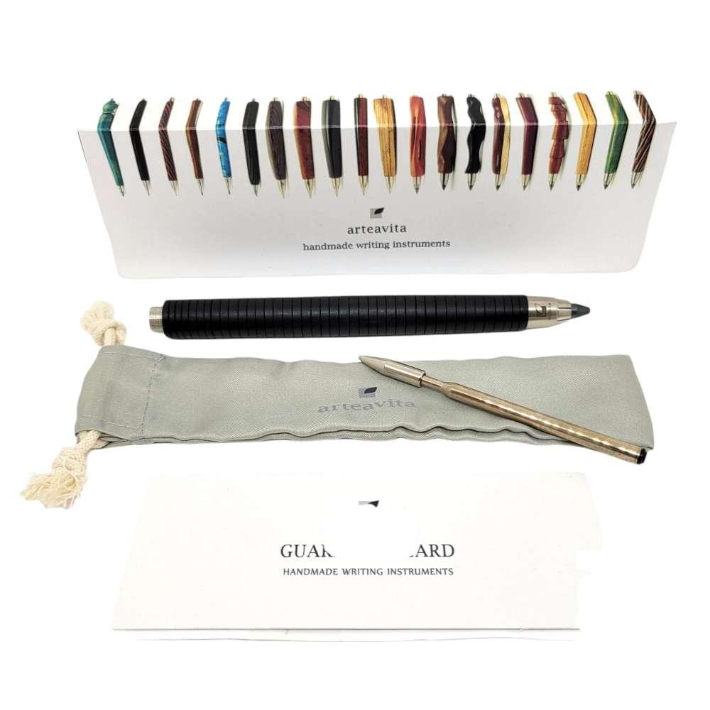 Convertible Clutch Pencil - Equator in Ebony Wood by Arteavita