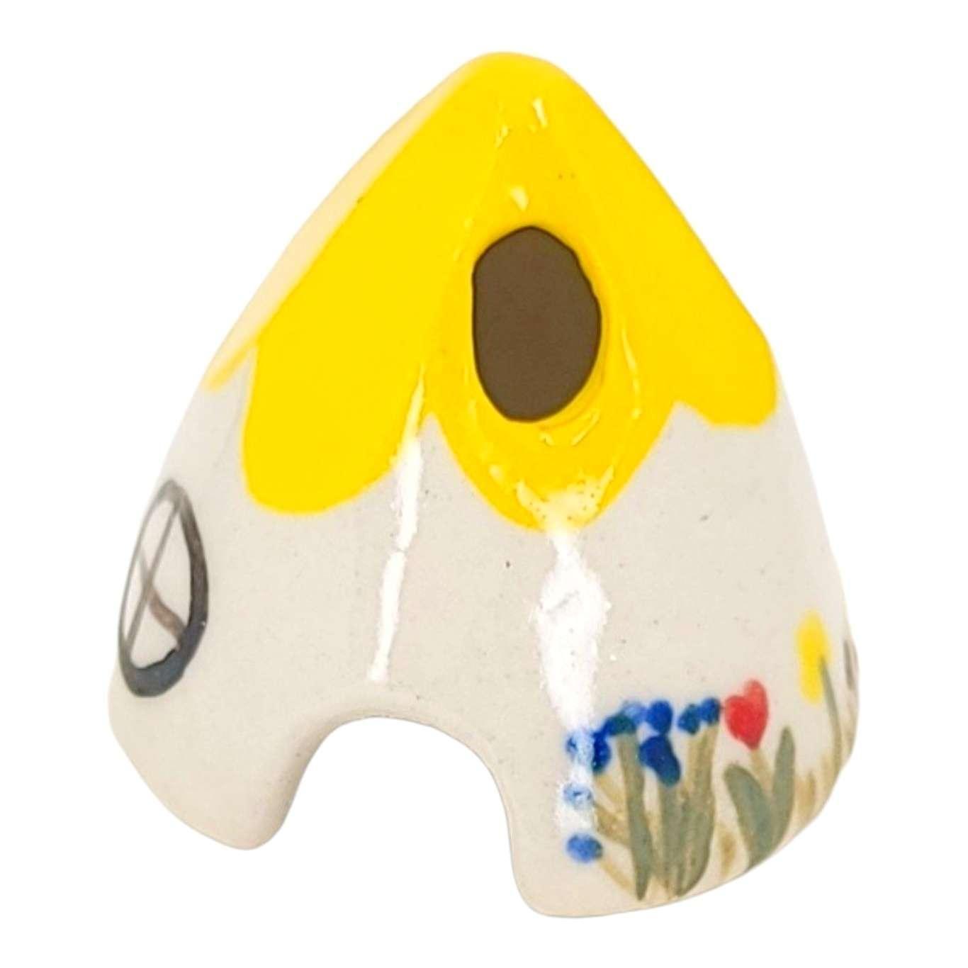 Figurine - Ceramic House (Yellow) by Spalted Home