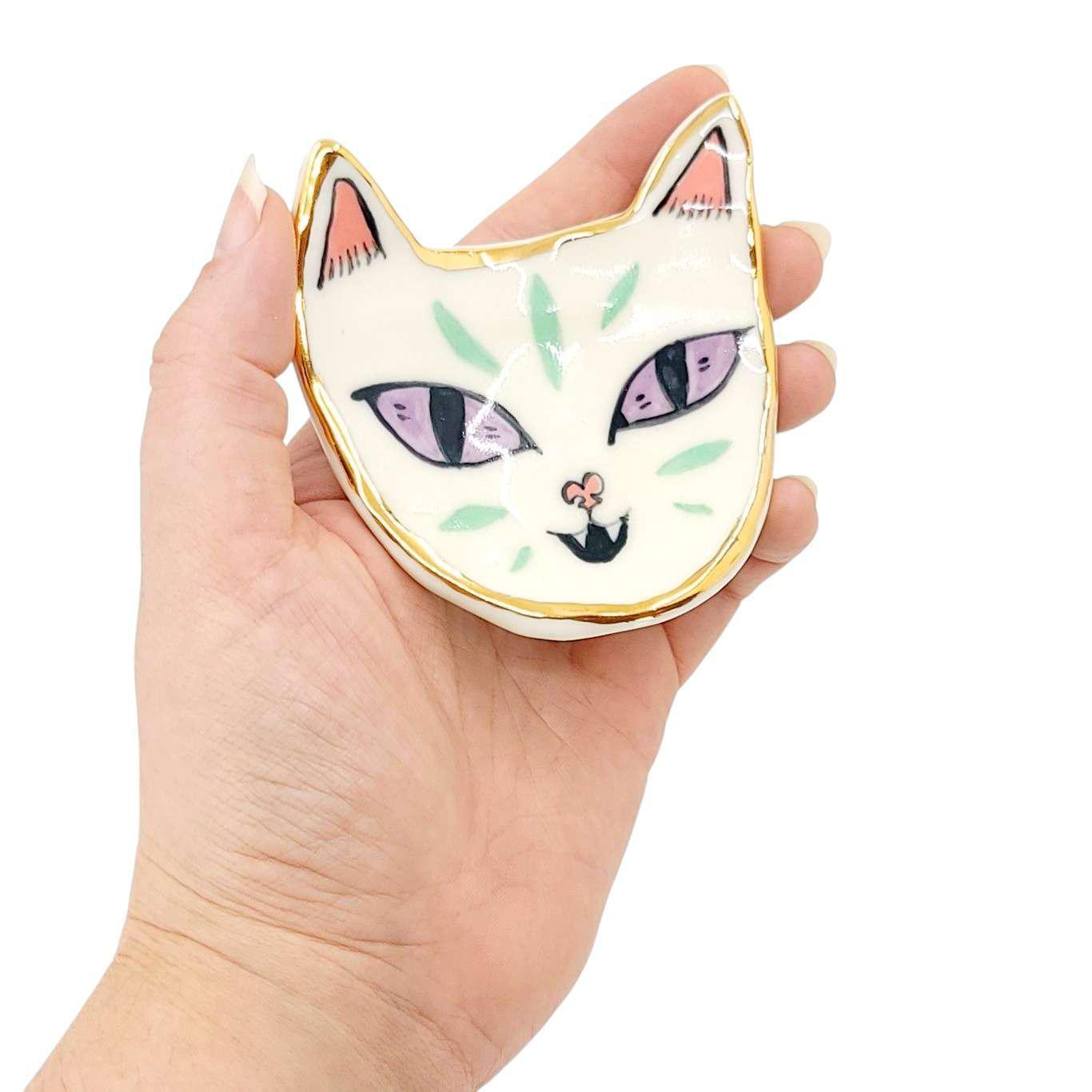 Ring Dish - Little Tiger (Green) by Erika Rier