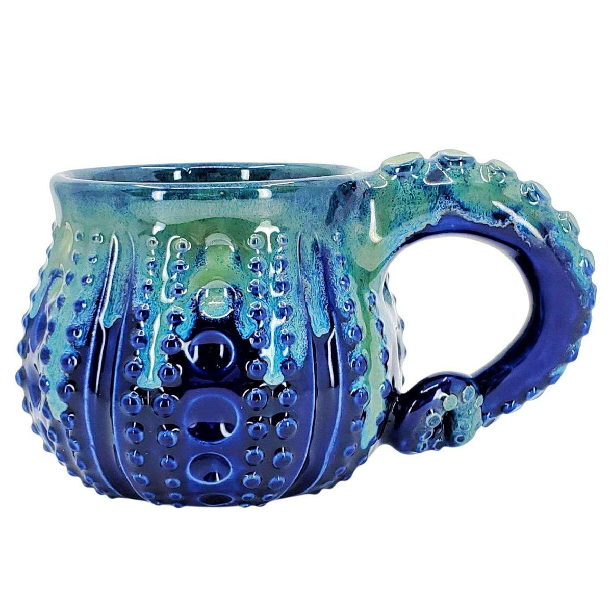Mug - Octopus (Cobalt and Turquoise) by Beach Baby Ceramics
