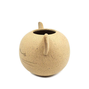 Kitty Cat Vase - Peaceful by Jennifer Fujimoto