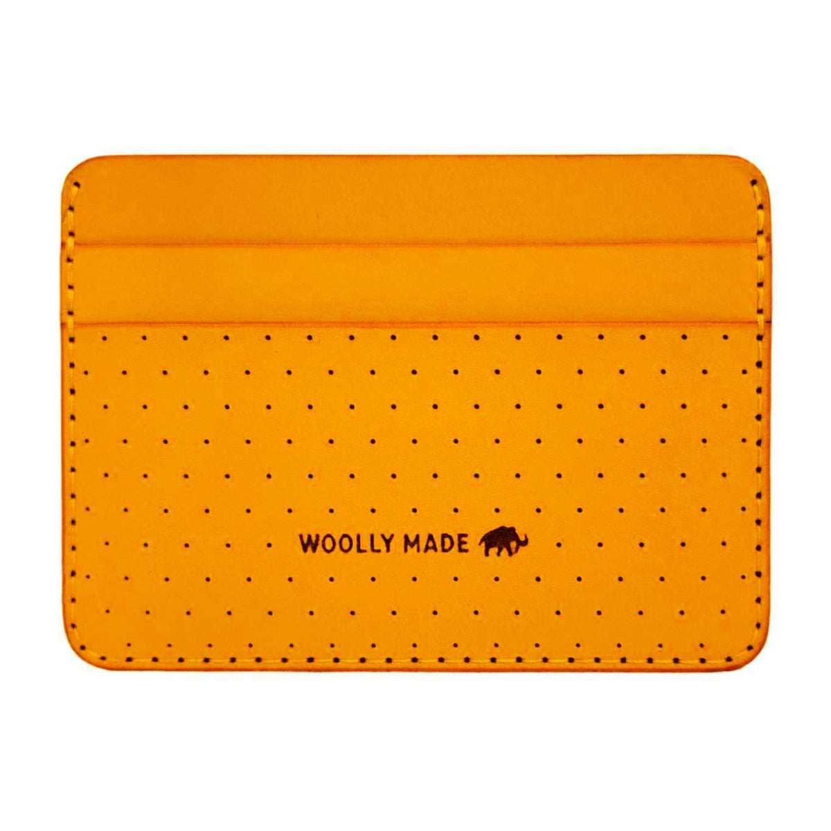 Wallet – Half-Size Perforated Leather (Assorted Colors) by Woolly Made