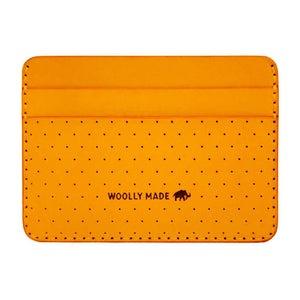 Wallet – Half-Size Perforated Leather (Assorted Colors) by Woolly Made