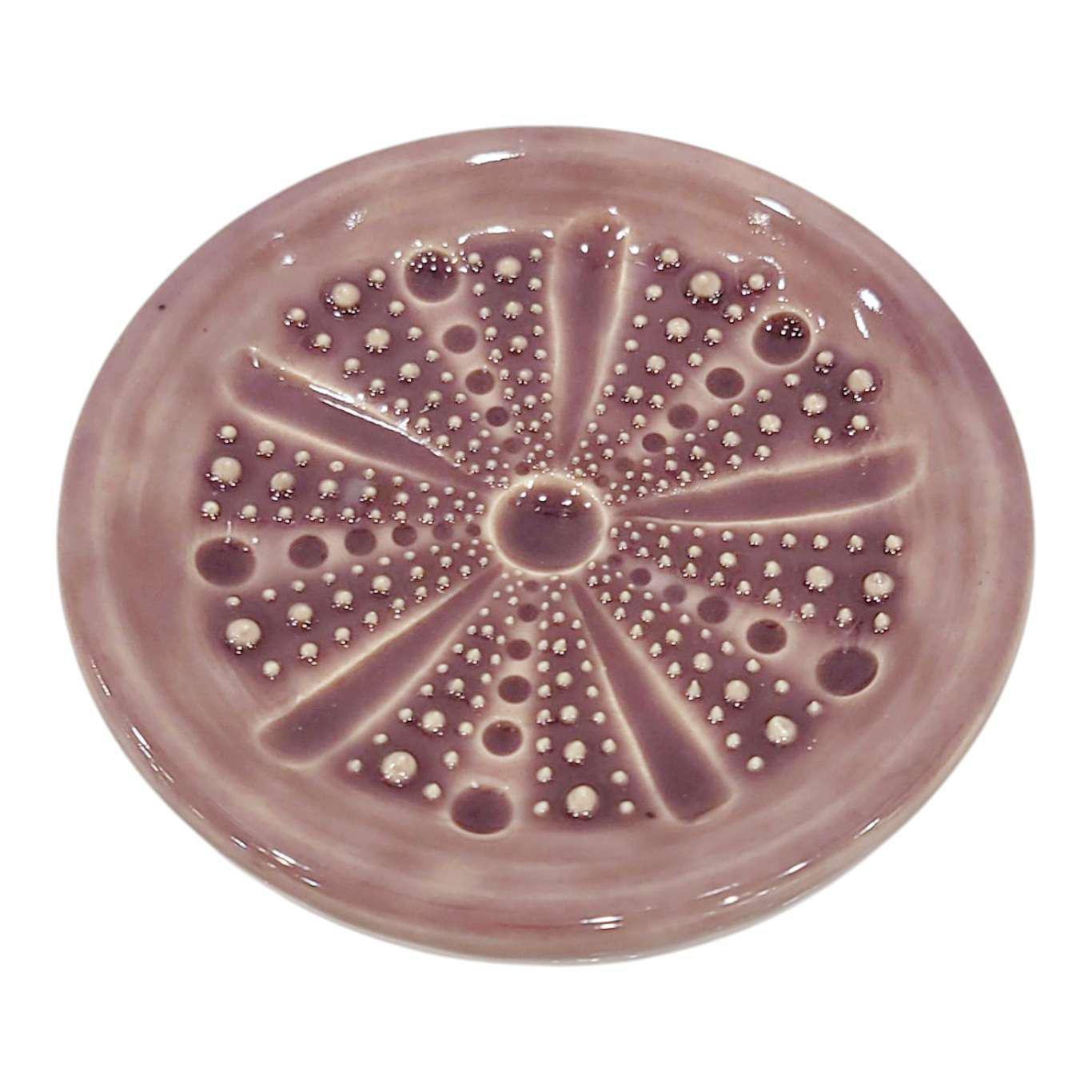 Grater - Sea Urchin (Dusty Purple) by Beach Baby Ceramics