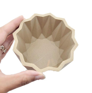 Planters - Medium Origami (Natural) by Minimum Design