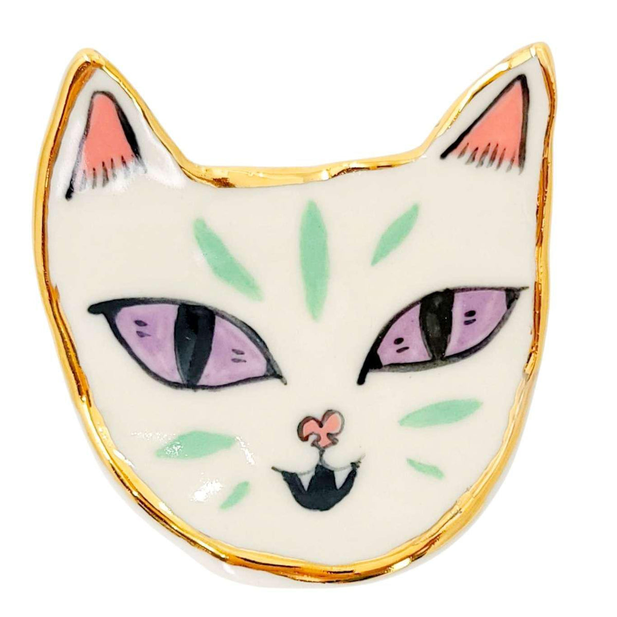 Ring Dish - Little Tiger (Green) by Erika Rier