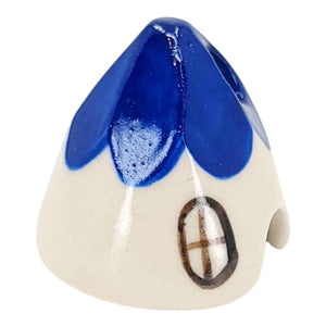 Figurine - Ceramic House (Blue) by Spalted Home