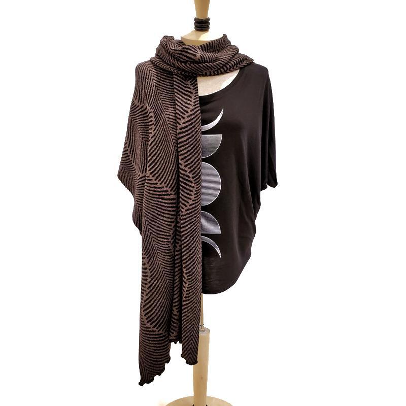 Wrap - Forest Fern in Walnut and Black by Liamolly