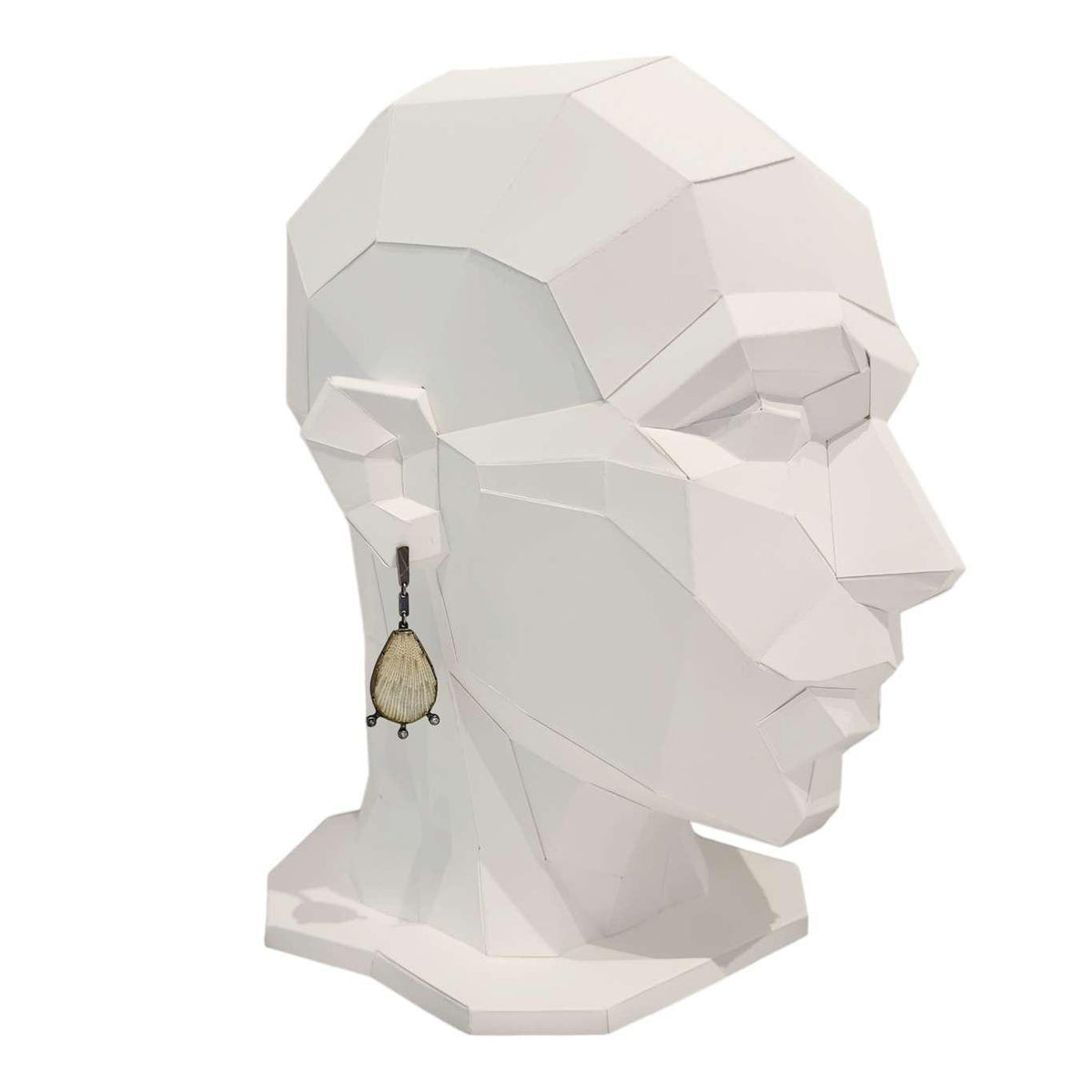 Earrings - Coral Spray Drops in Sterling Silver with Topaz and Sapphire by Janine DeCresenzo