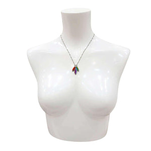 Necklace - Lotus Flower (Multicolor) by Michele A. Friedman