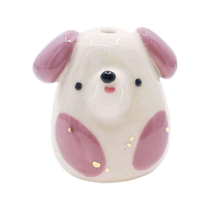 Figurine - Petite Pup Bud Vase (Assorted) by The Pottery Parade