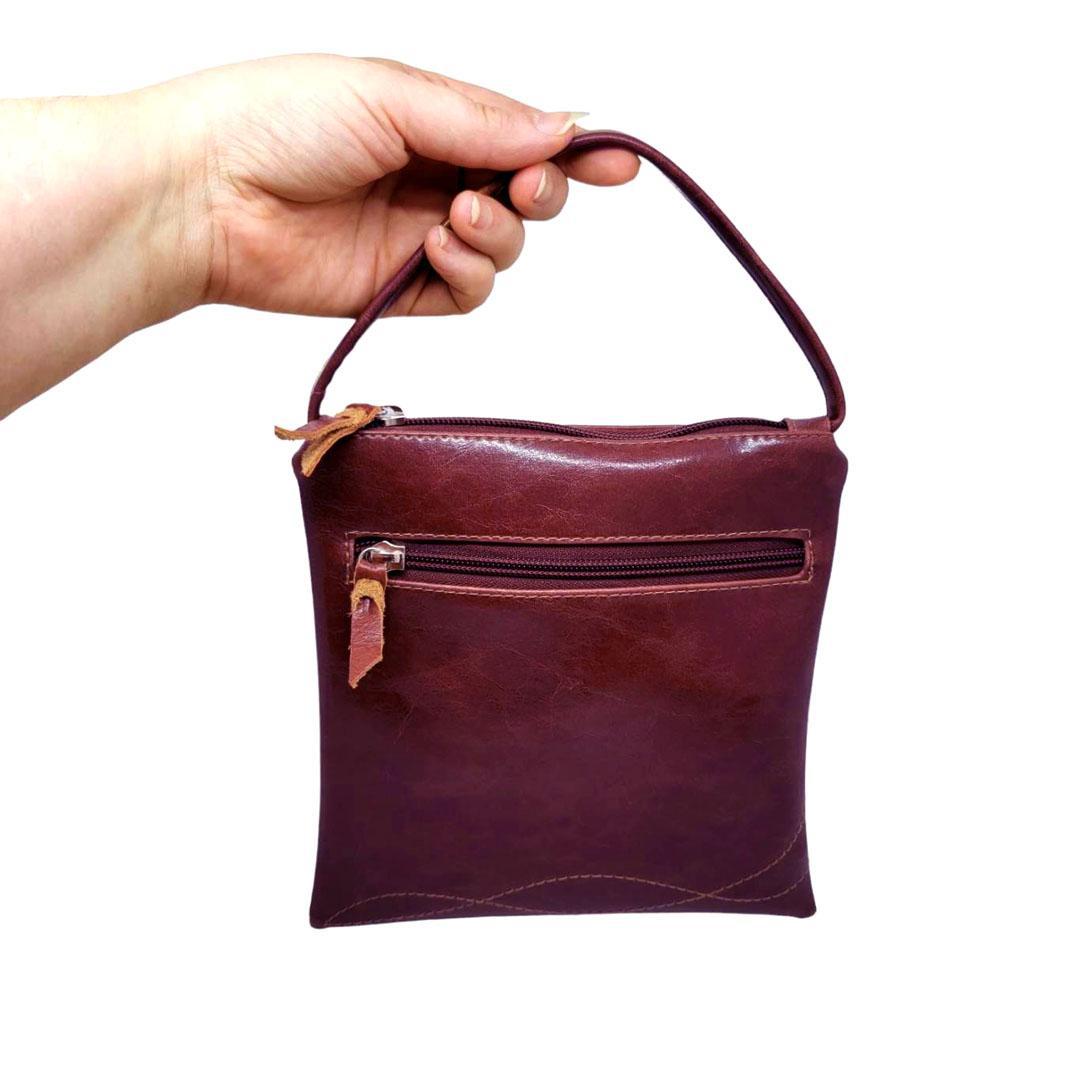 Bag - Cha Cha Tall Adjustable Small Cross Body (Wine) by Crystalyn Kae