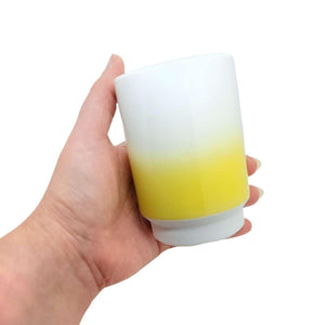 Cup - Large Hasami-yaki in Lemon Yellow Gradient by Asemi Co.