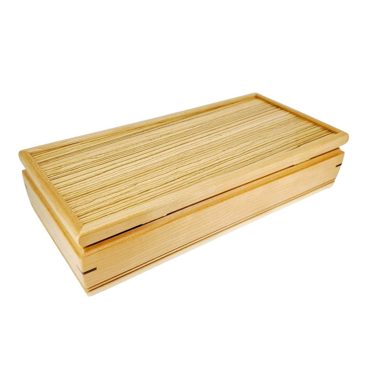Jewelry Box - Medium - Sentinel (Cherry, Wenge, Zebrawood) by Mikutowski Woodworking