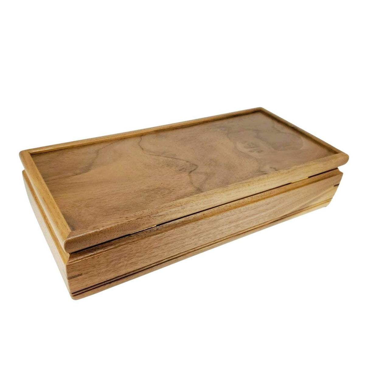 Jewelry Box - Medium - Sentinel (Walnut, Wenge) by Mikutowski Woodworking