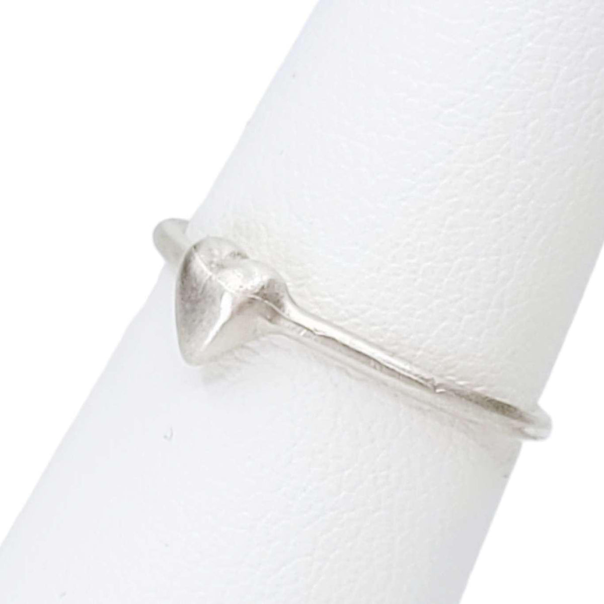 Ring - Tiny Puff Heart in Sterling Silver by Michelle Chang