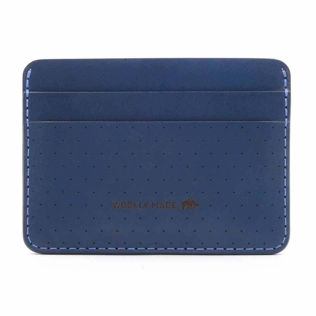 Wallet – Half-Size Perforated Leather (Assorted Colors) by Woolly Made