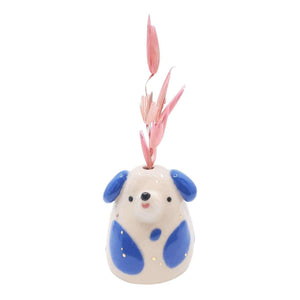 Figurine - Petite Pup Bud Vase (Assorted) by The Pottery Parade