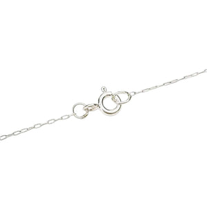 Necklace - Tiny Heart in Sterling Silver with Solitaire Diamond by Michelle Chang