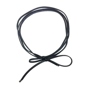 Belts - Skinny Wrap Belt Vegan Leather (Black) by Crystalyn Kae