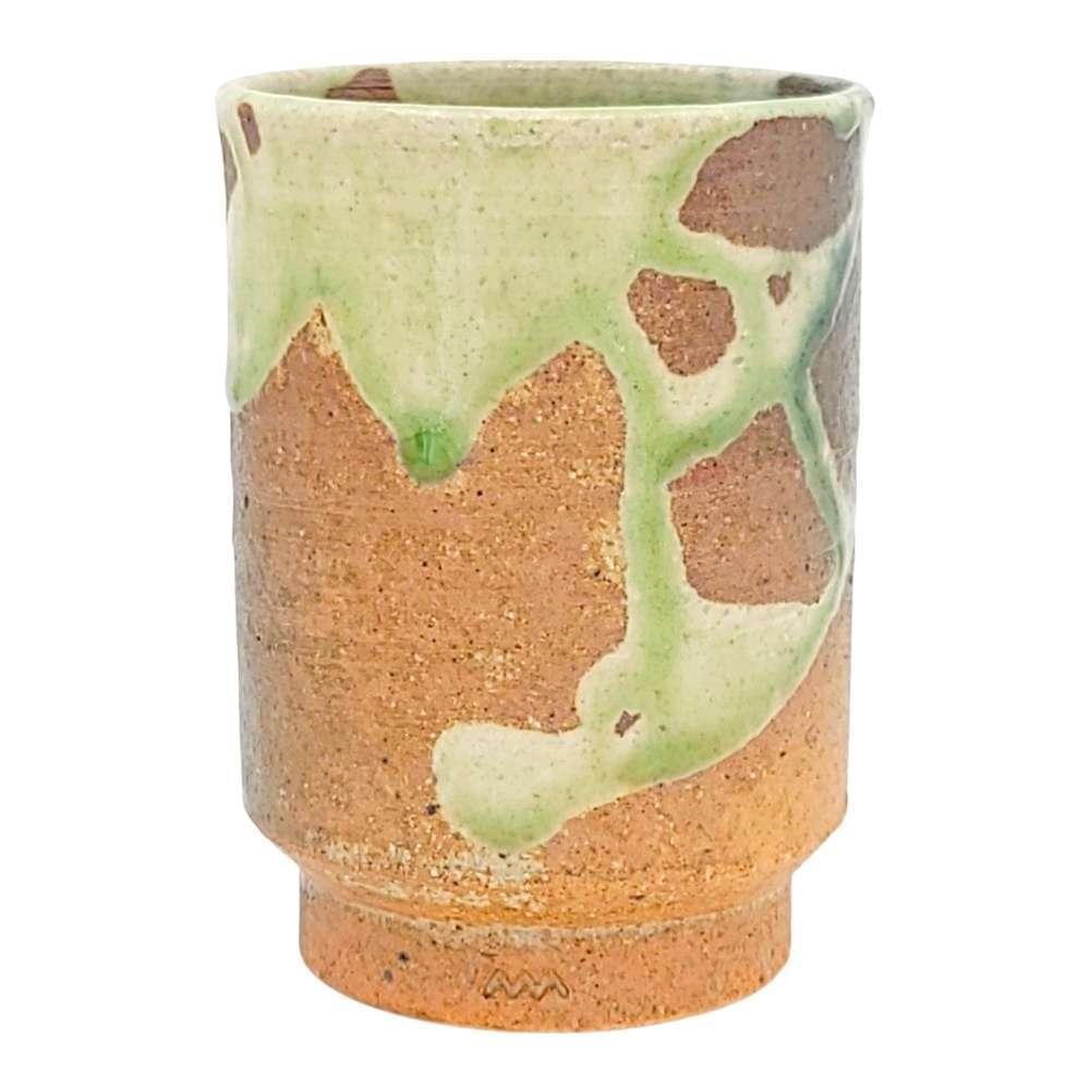Cup - Large Scarlet Shigaraki-yaki by Asemi Co.