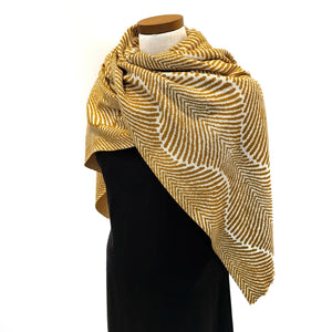 zWrap - Forest Fern in Curry Yellow and Cream by Liamolly