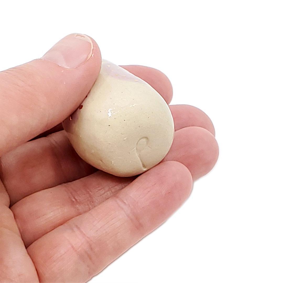 Figurine - Lucky Potato Bud Vase (Single Hole, Lilac Cheeks, Tall) by The Pottery Parade