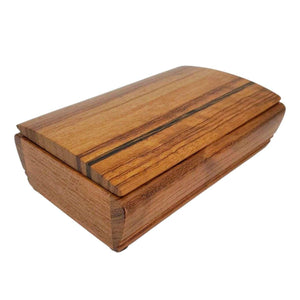 Jewelry Box - Small Treasure Box (Bubinga, Wenge) by Mikutowski Woodworking