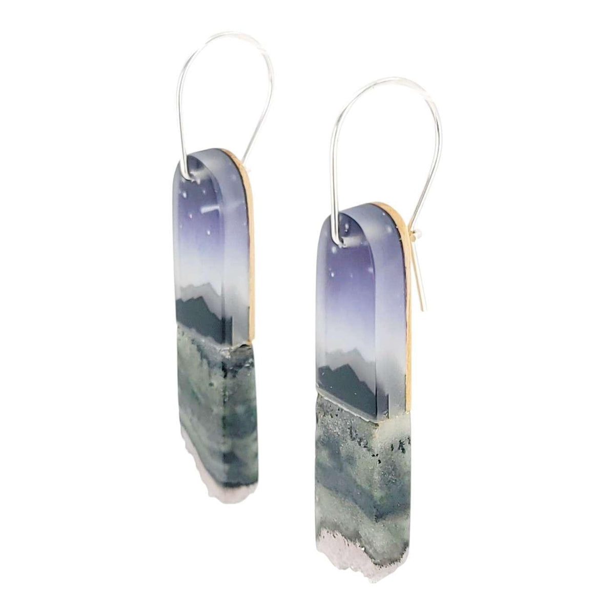 Earrings - Crystal Hills Drops by Fernworks