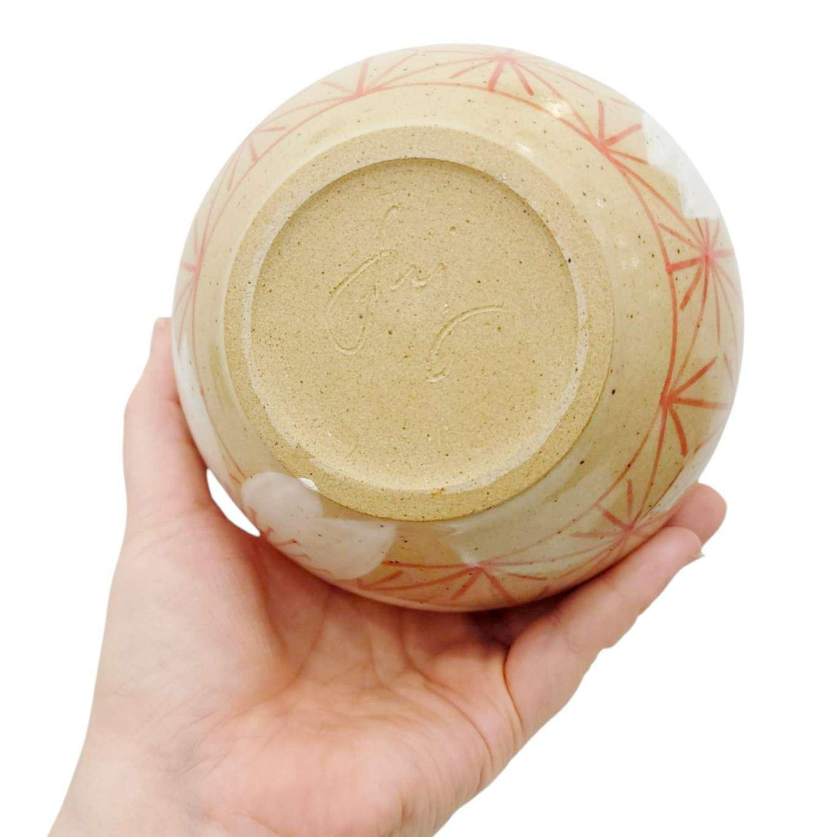 Vase - Sakura and Asanoha (OOAK) by Jennifer Fujimoto Collection