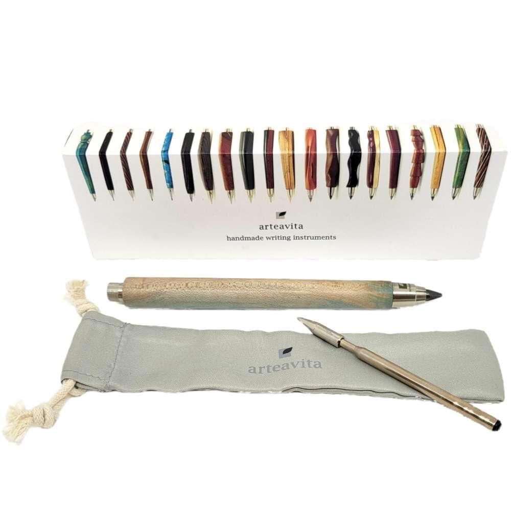 Convertible Clutch Pencil - Porto in Blue Maple Wood by Arteavita