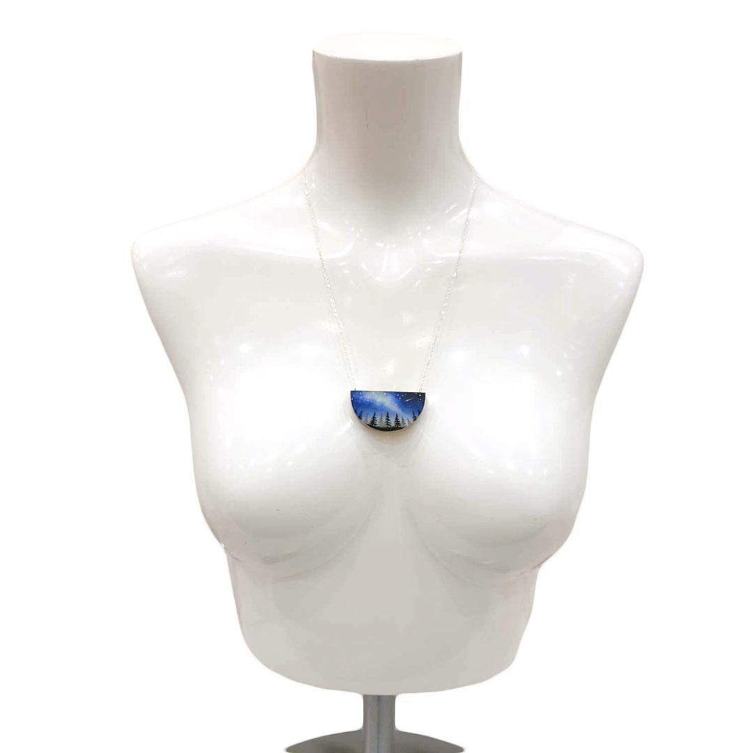 Necklace - Milky Way Painted by Fernworks