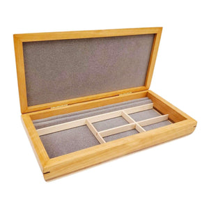 Jewelry Box - Large - Small Valet (Cherry, Curly Maple, Tamo Ash, Walnut, Wenge) by Mikutowski Woodworking