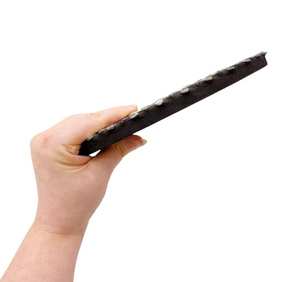 Mosaic Mirror - 10in Round (Frost) by Zetamari Mosaic Artworks