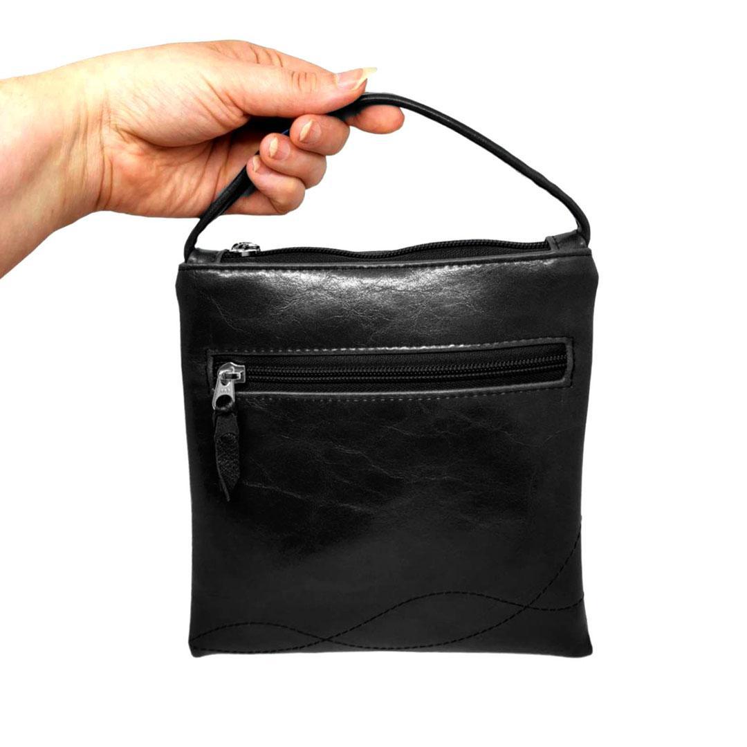 Bag - Cha Cha Tall Adjustable Small Cross Body (Black) by Crystalyn Kae