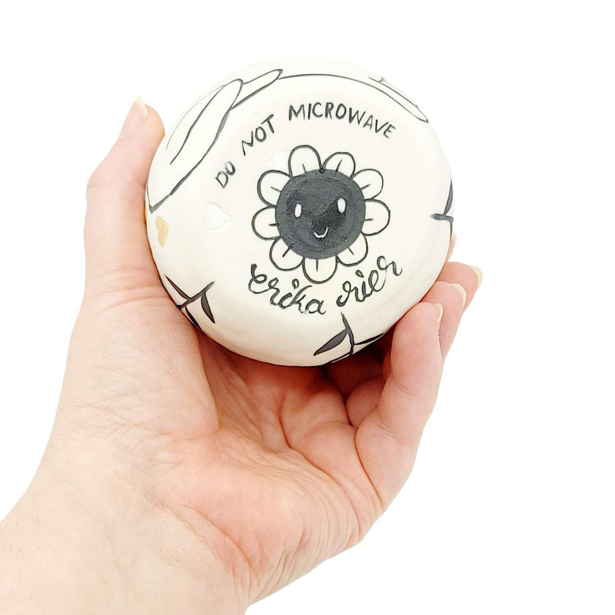 Tumbler - Kitty Flowers (Bright) by Erika Rier