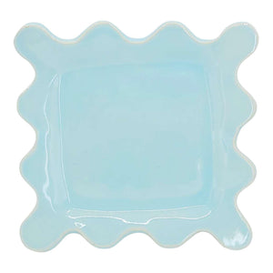 Dish - Square Squiggle Plate (Assorted Colors) by MUD WITCH