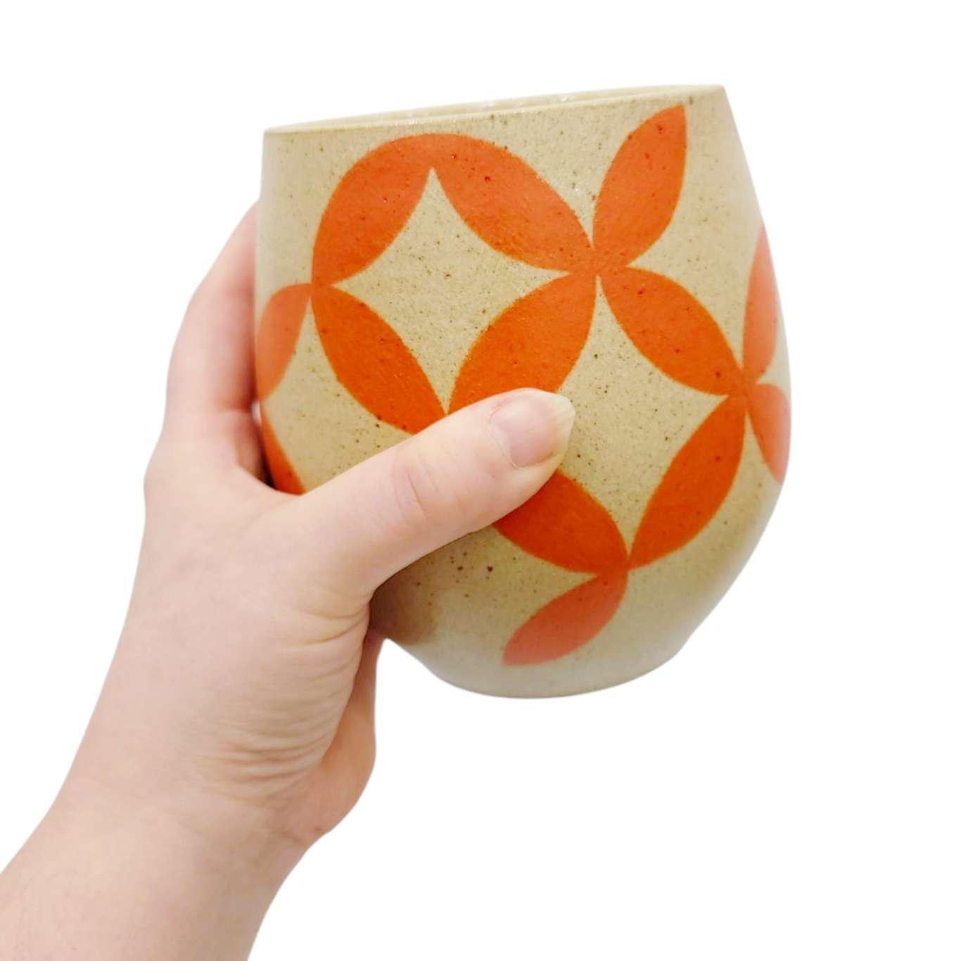 Vase - Red Shippo (OOAK) by Jennifer Fujimoto Collection