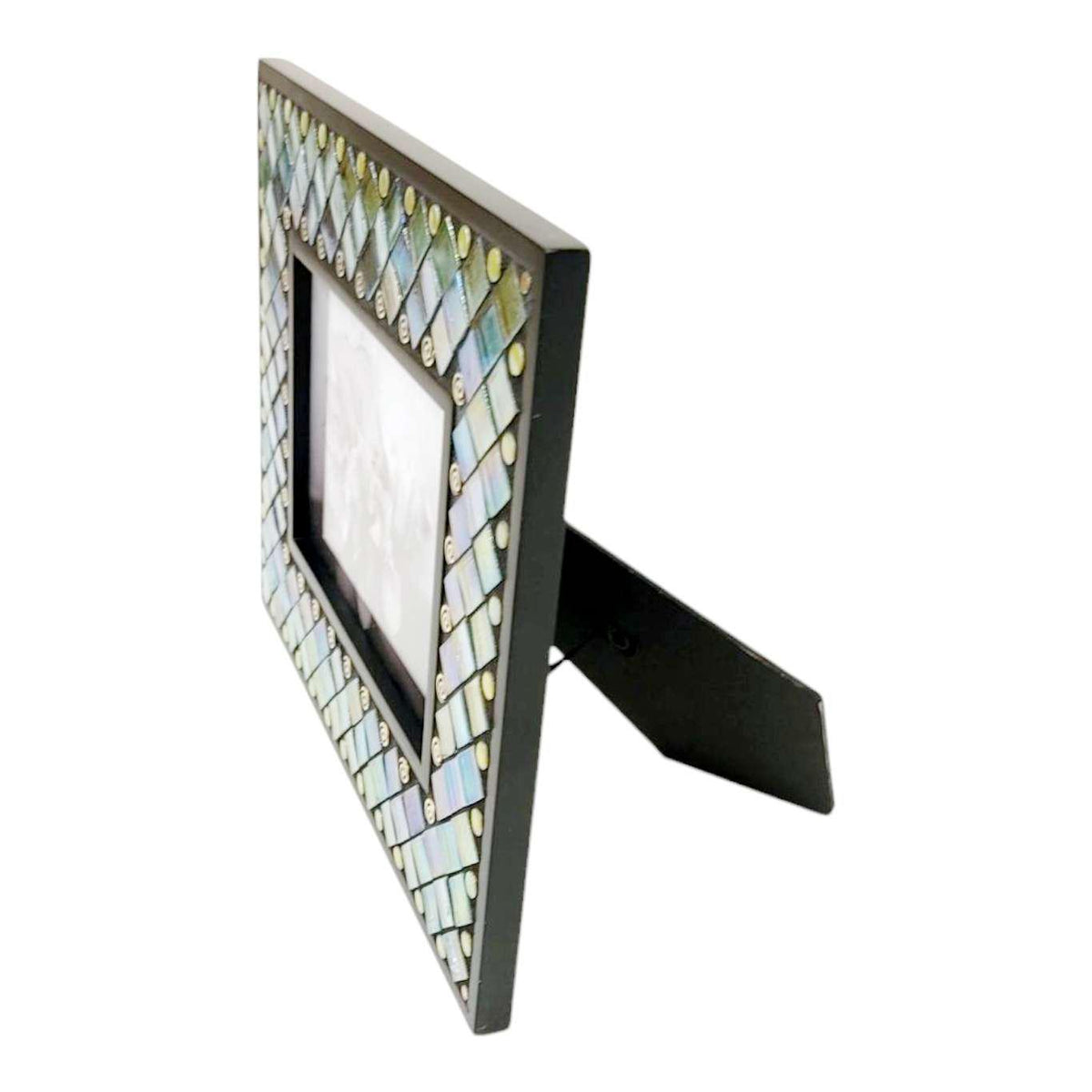 Mosaic Picture Frame - 5x7in (Ocean Lace) by Zetamari Mosaic Artworks