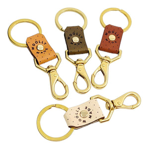 Keychain - Short Brass Swivel (Assorted Colors) by Woolly Made