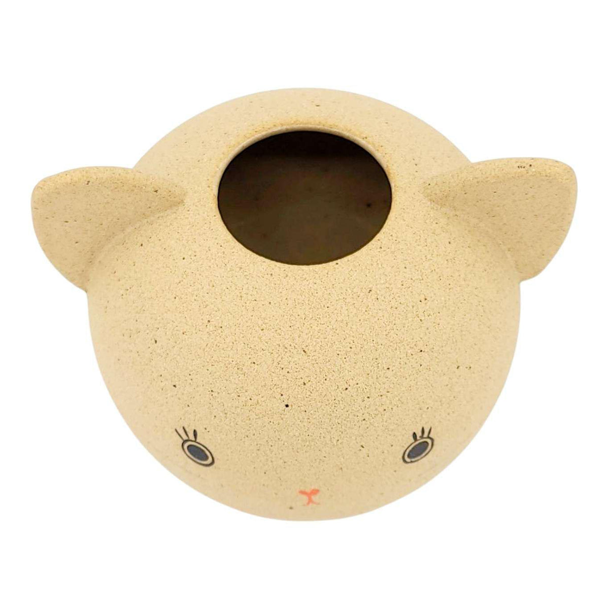 Vase - Bright Eyes Kitty Cat by Jennifer Fujimoto