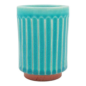 Cup - Large Tanba-Yaki Turquoise by Asemi Co.