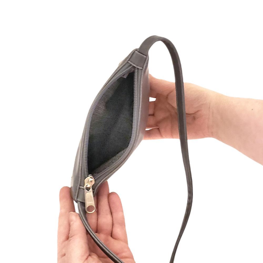 Bag - Cha Cha Tall Adjustable Small Cross Body (Gray) by Crystalyn Kae