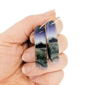 Earrings - Crystal Hills Drops by Fernworks